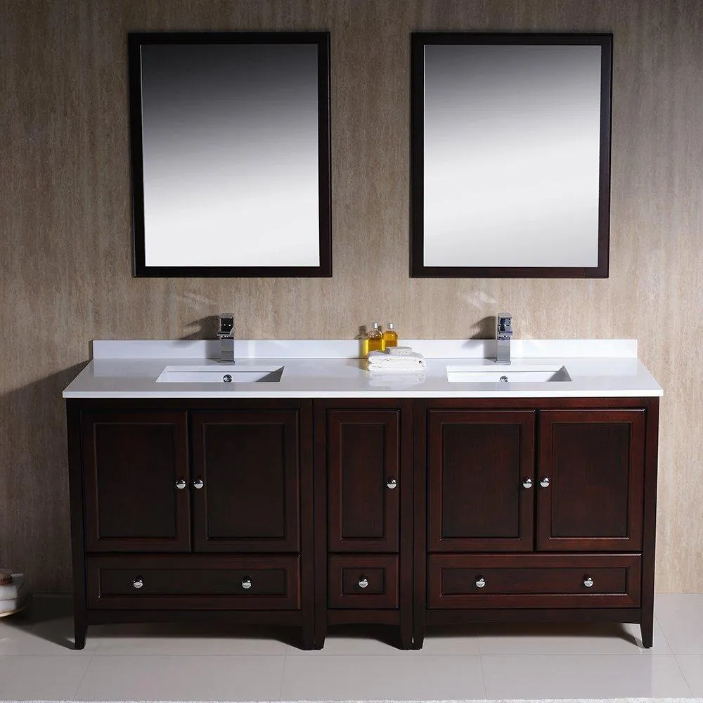 Fresca Oxford 72 Double Sink Vanity