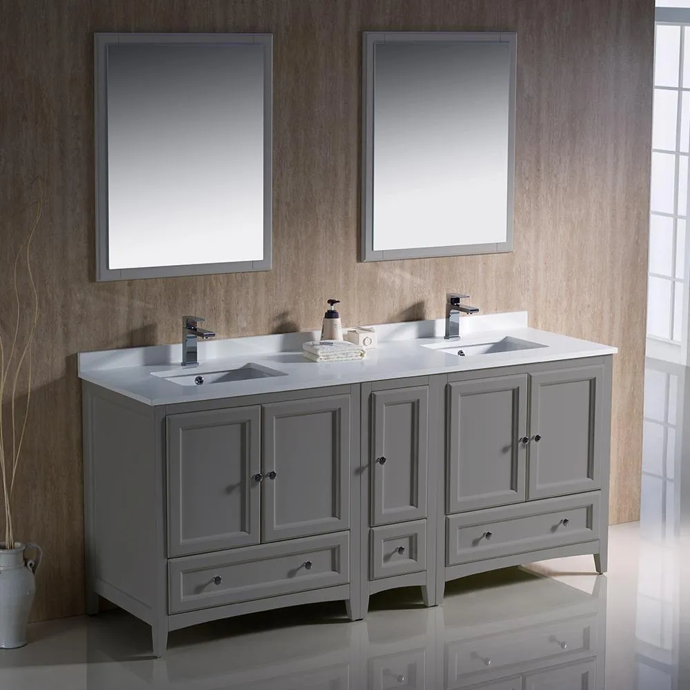 Fresca Oxford 72 Double Sink Vanity