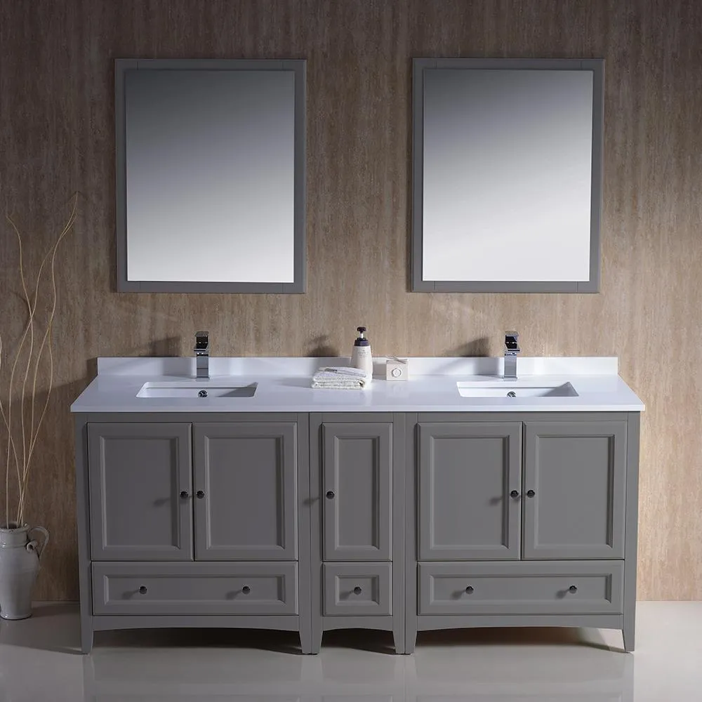 Fresca Oxford 72 Double Sink Vanity