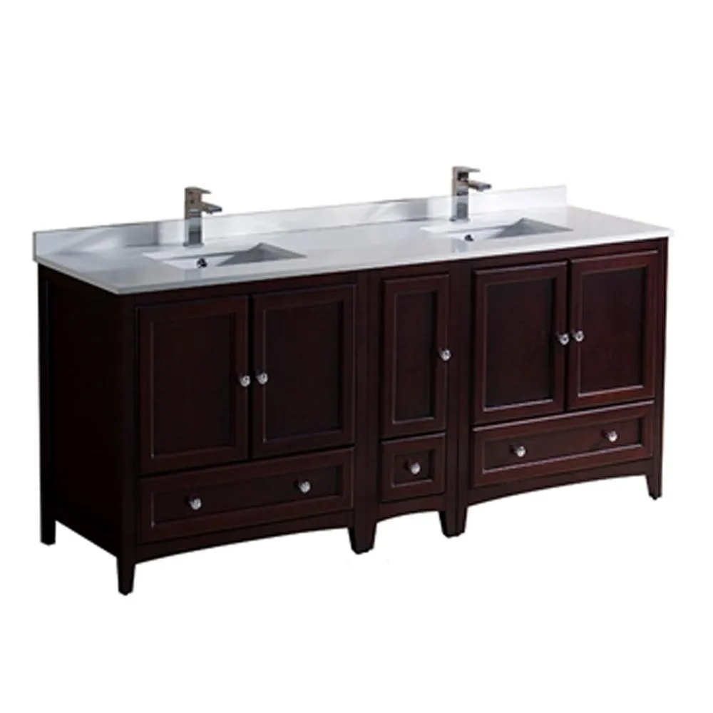 Fresca Oxford 72 Traditional Double Sink Bathroom Cabinets