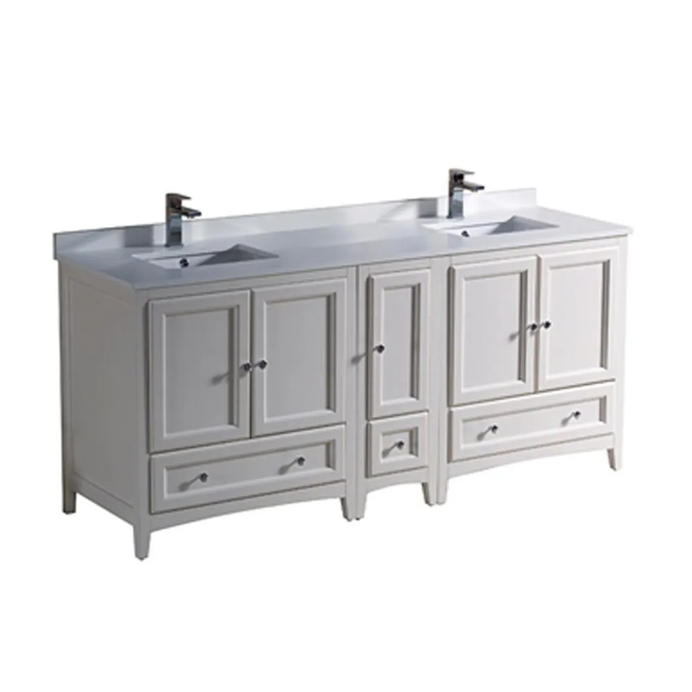 Fresca Oxford 72 Traditional Double Sink Bathroom Cabinets