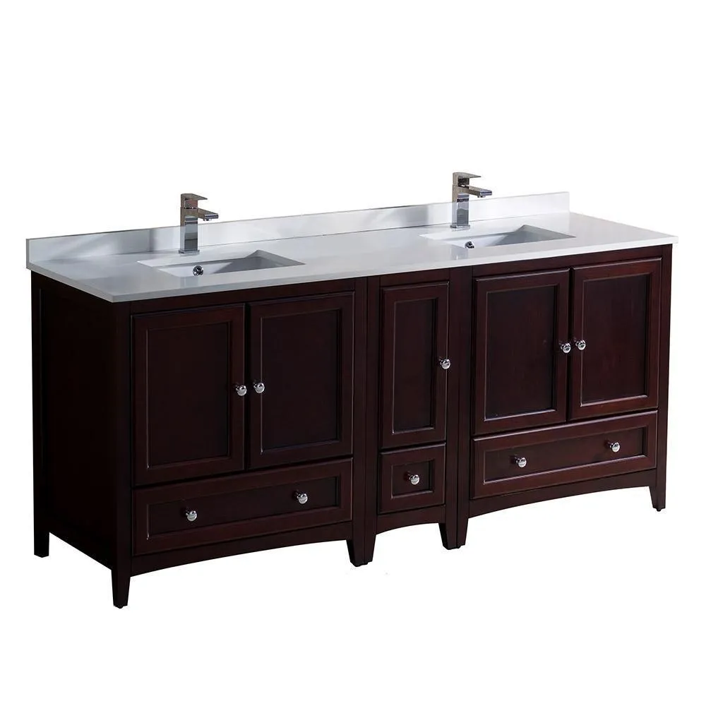 Fresca Oxford 72 Traditional Double Sink Bathroom Cabinets