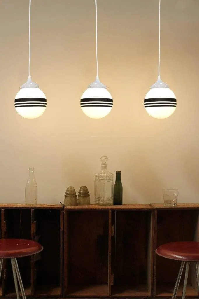 Glass Ball Light Linear Pendant