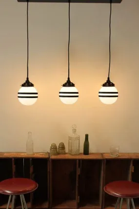 Glass Ball Light Linear Pendant