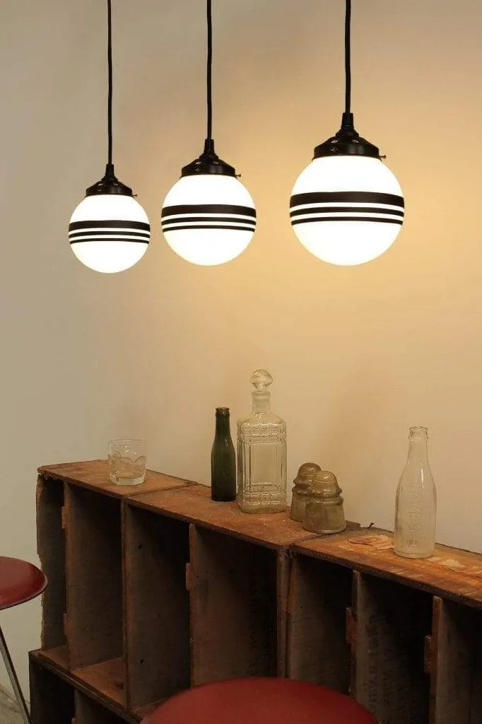 Glass Ball Light Linear Pendant