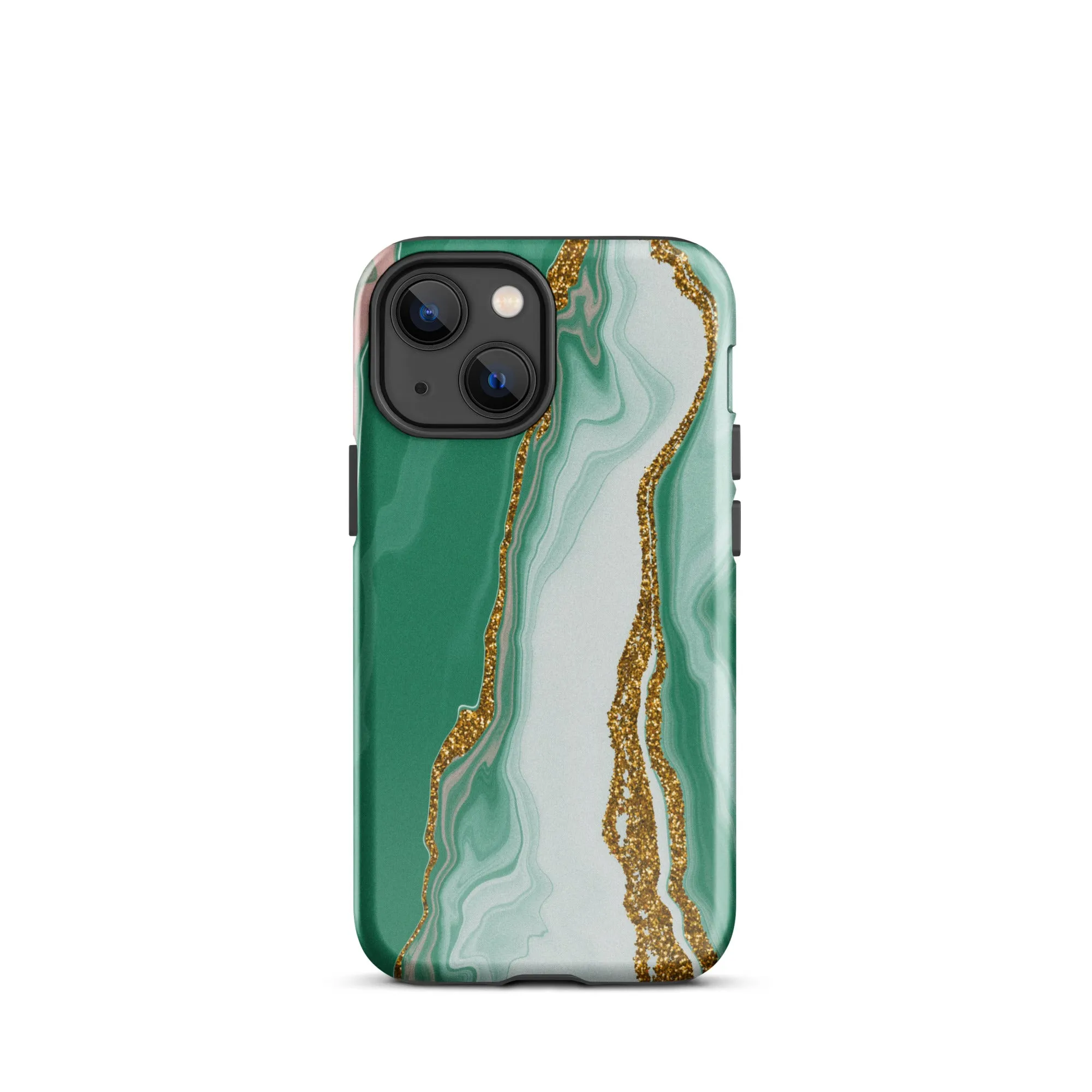 Green Marble Splendor Premium iPhone Case