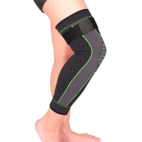 GRW Ultra Knee Pads Long Compression Sleeve Support Fitness Gear Leg Brace Protector (1 Pc)