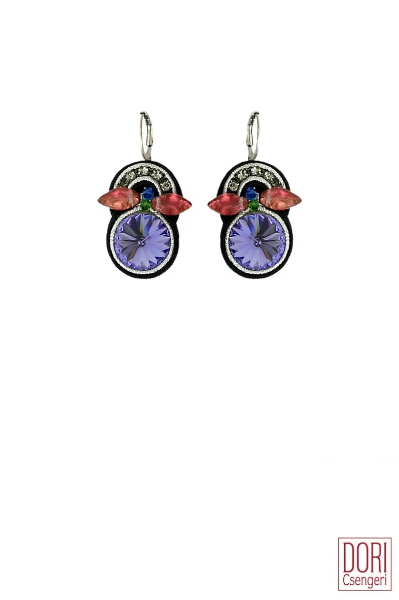 Harlow Purple Earrings