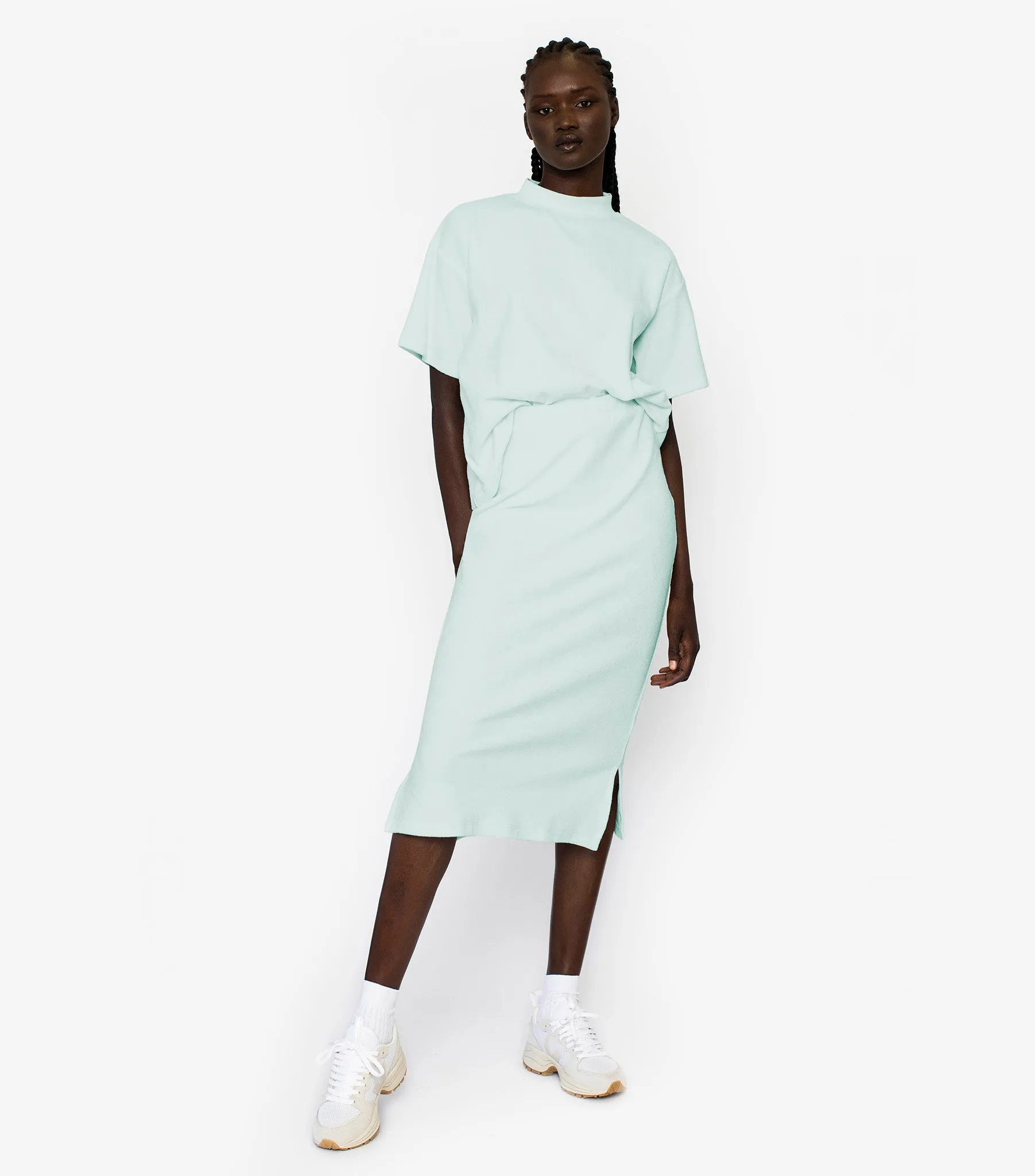 Last Chance Abeny Mid Skirt - Pastel Blue