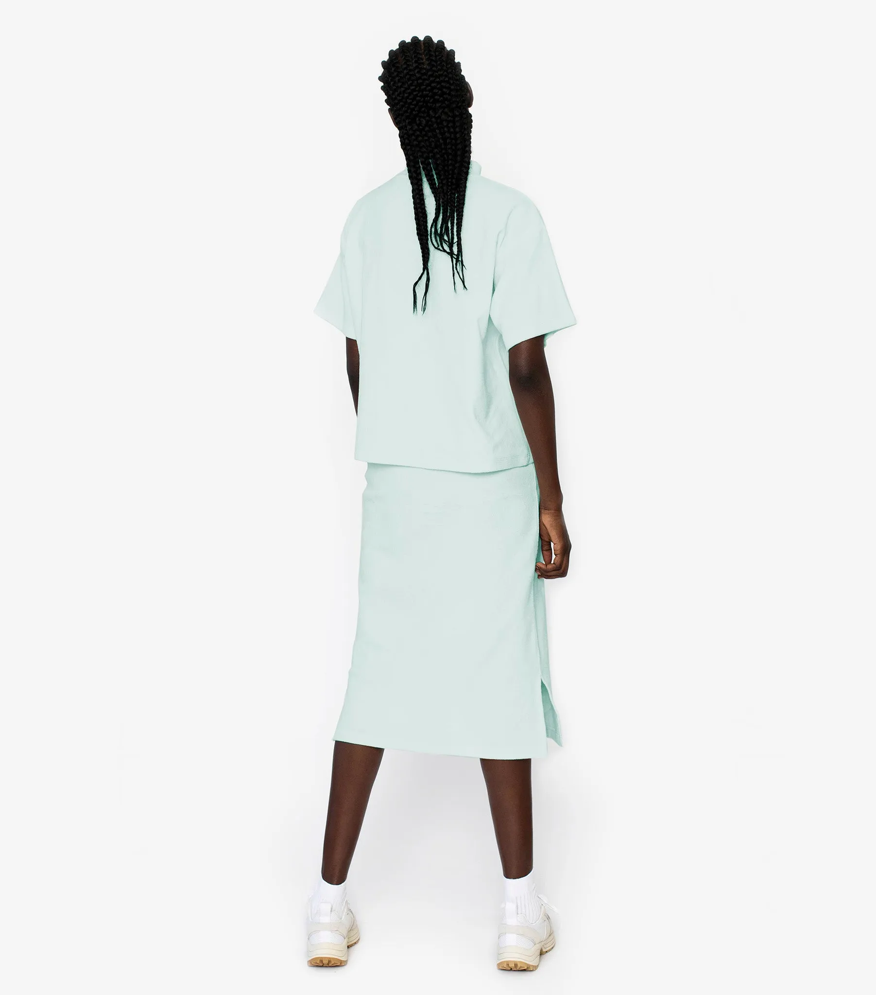 Last Chance Abeny Mid Skirt - Pastel Blue