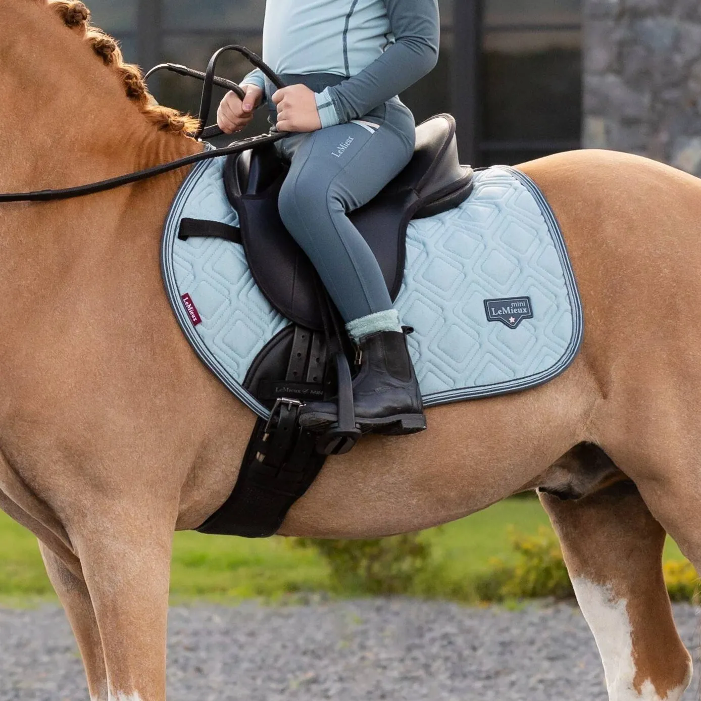 LeMieux Mini Suede Close Contact Saddle Pad