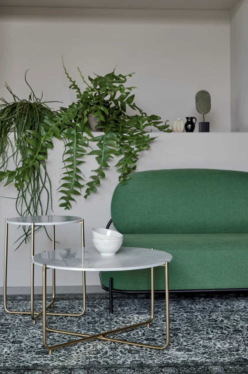 Marble   Brass Coffee Table