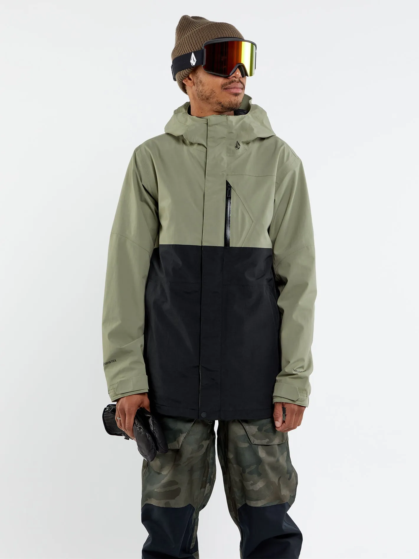 Mens L Gore-Tex Jacket - Light Military