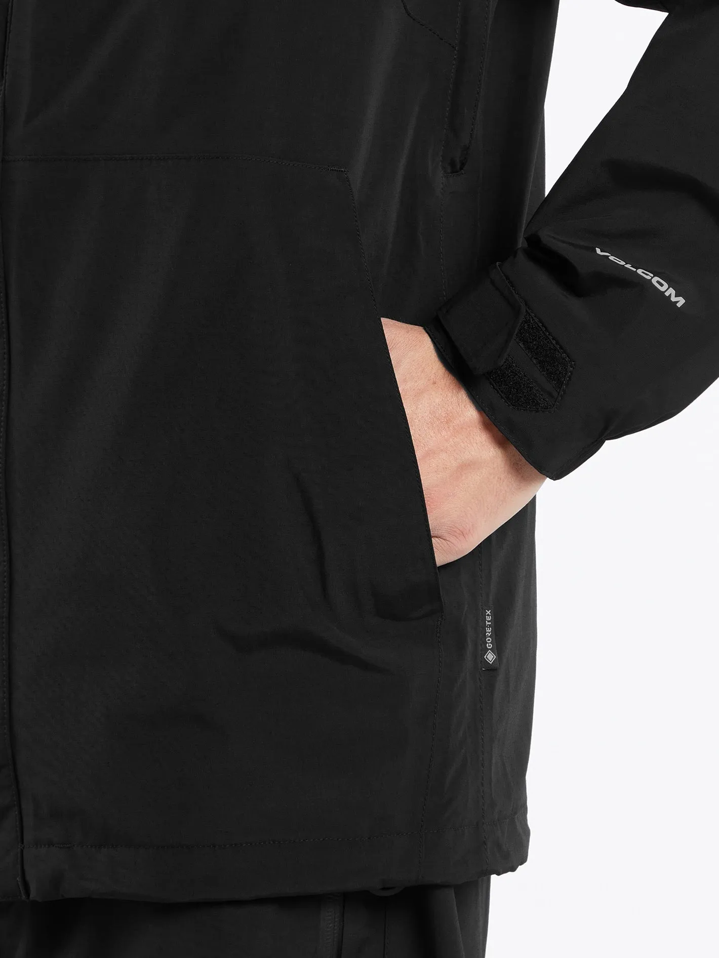 Mens L Insulated Gore-Tex Jacket - Black