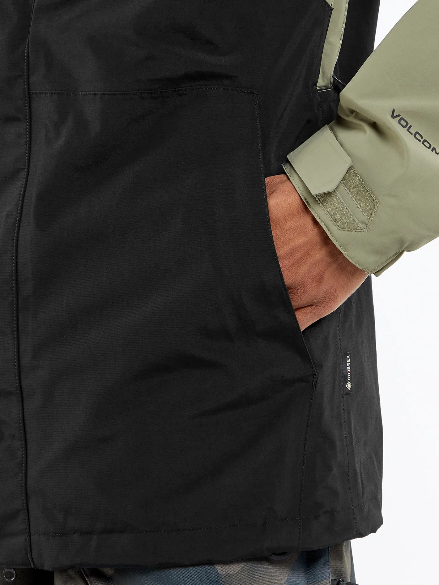 Mens L Insulated Gore-Tex Jacket - Light Military