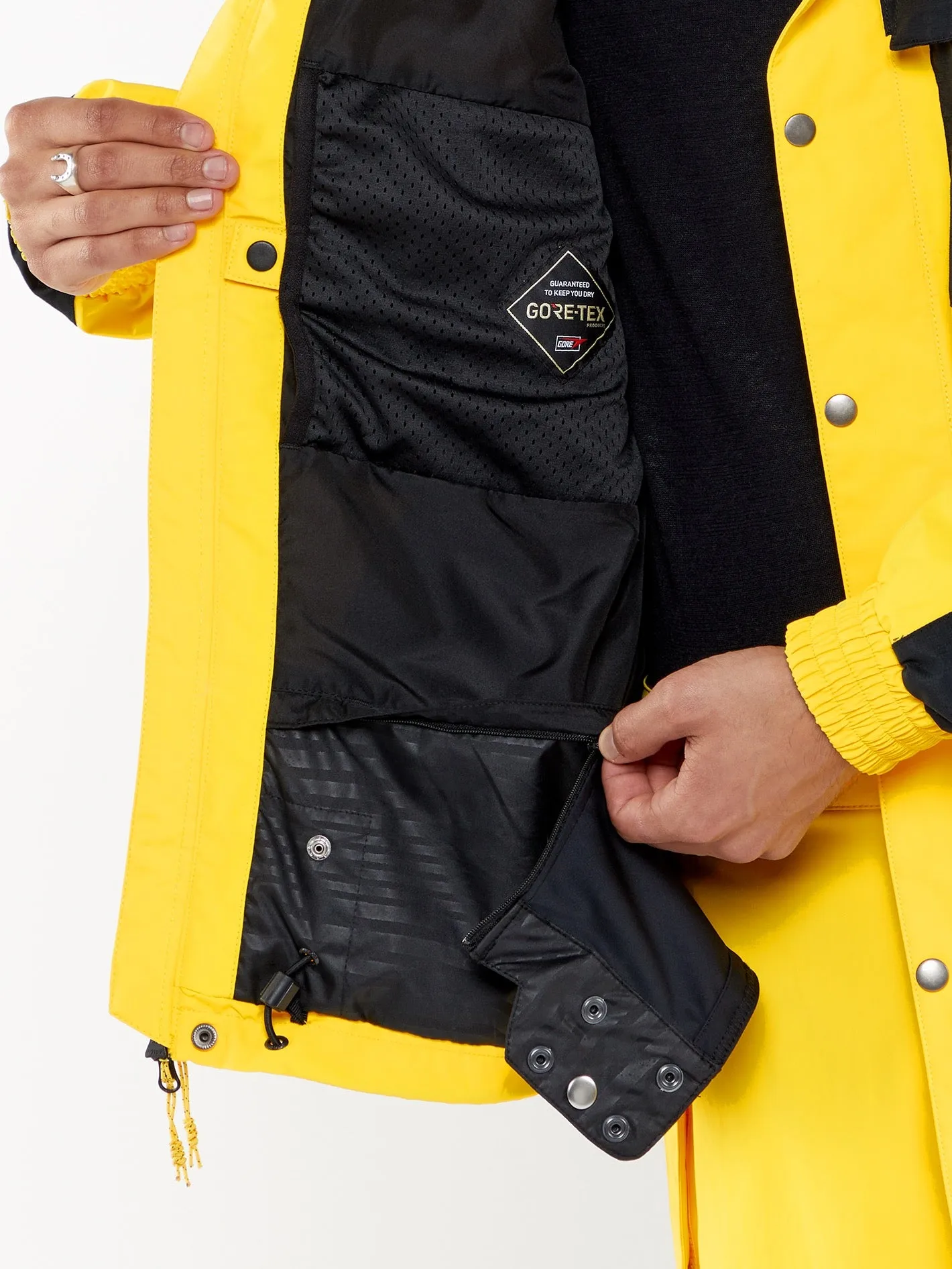 Mens Longo Gore-Tex Jacket - Bright Yellow