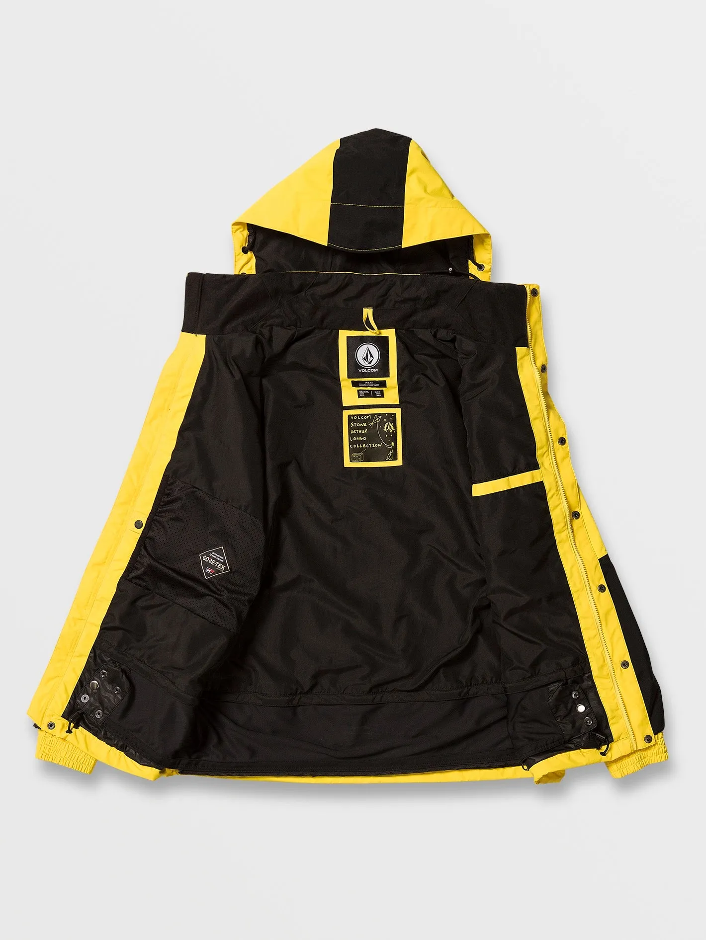 Mens Longo Gore-Tex Jacket - Bright Yellow