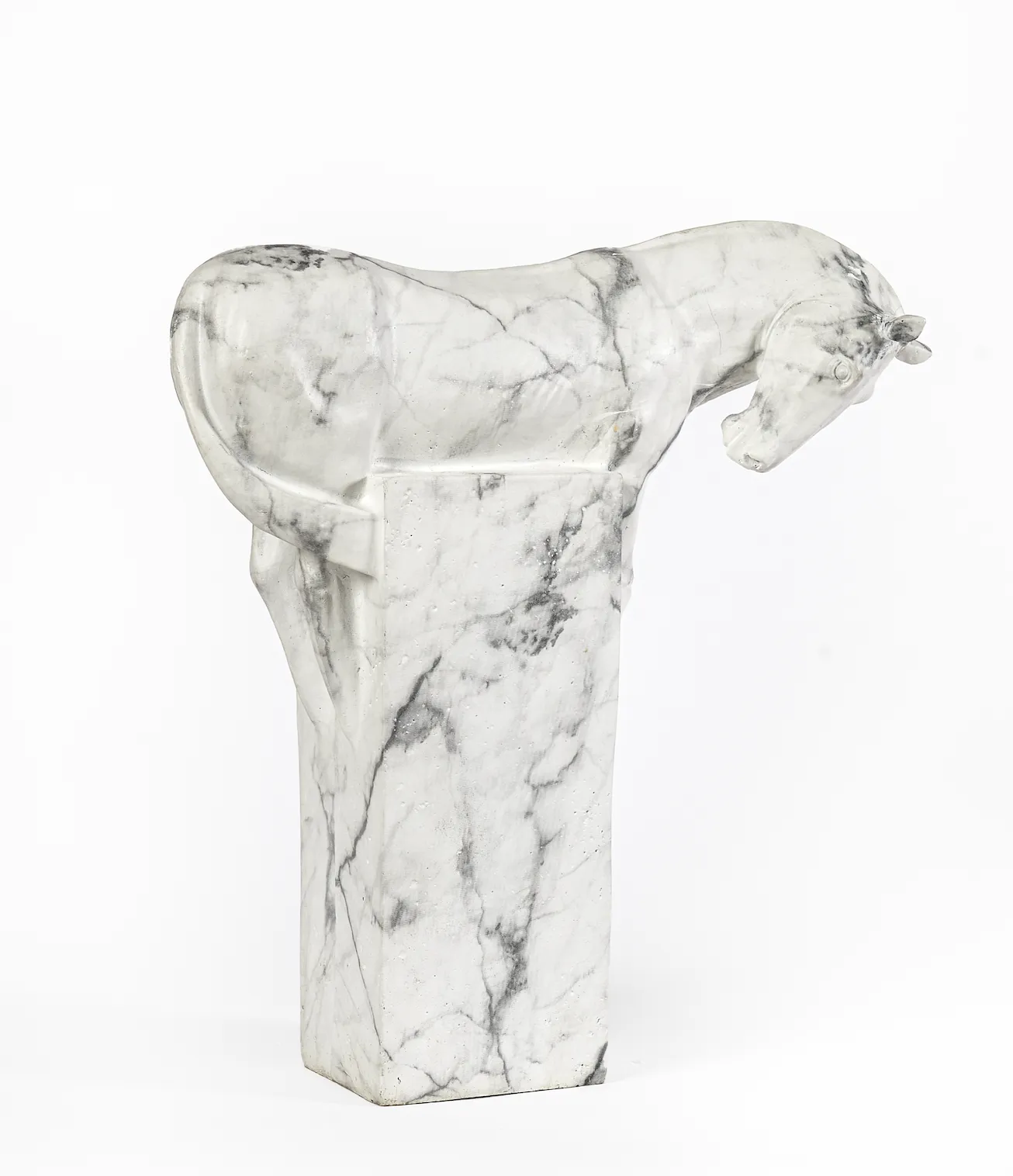 MOOD HORSE SCULPTURE MARBLE