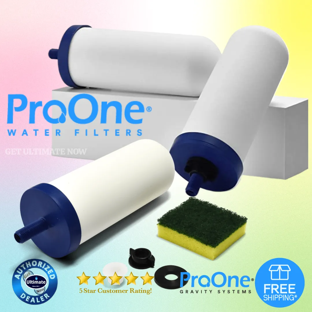 Proone Replacement Water Filters ( 5 inch G2.0 , 7 inch G2.0 , & 9 inch G2.0 )