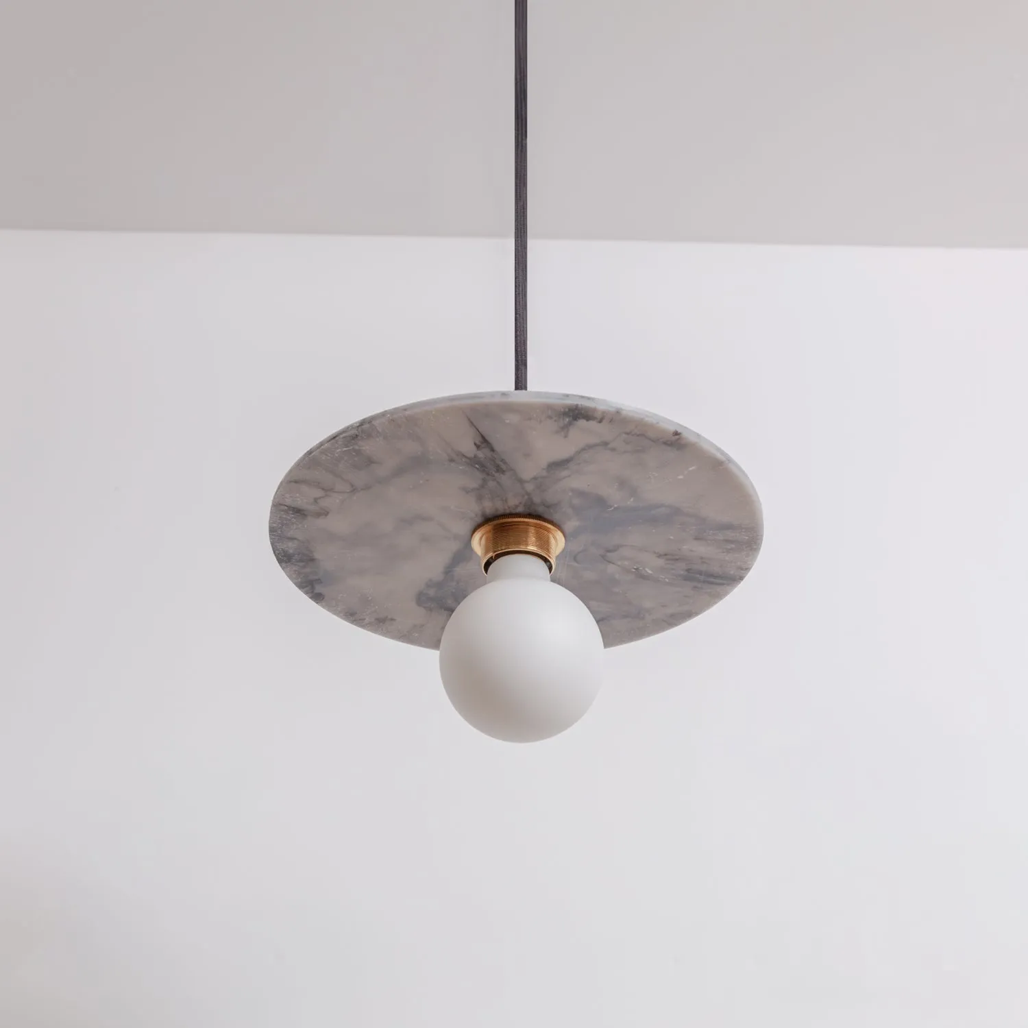 "Arc" Pendant Light - Marbled Recycled Plastic