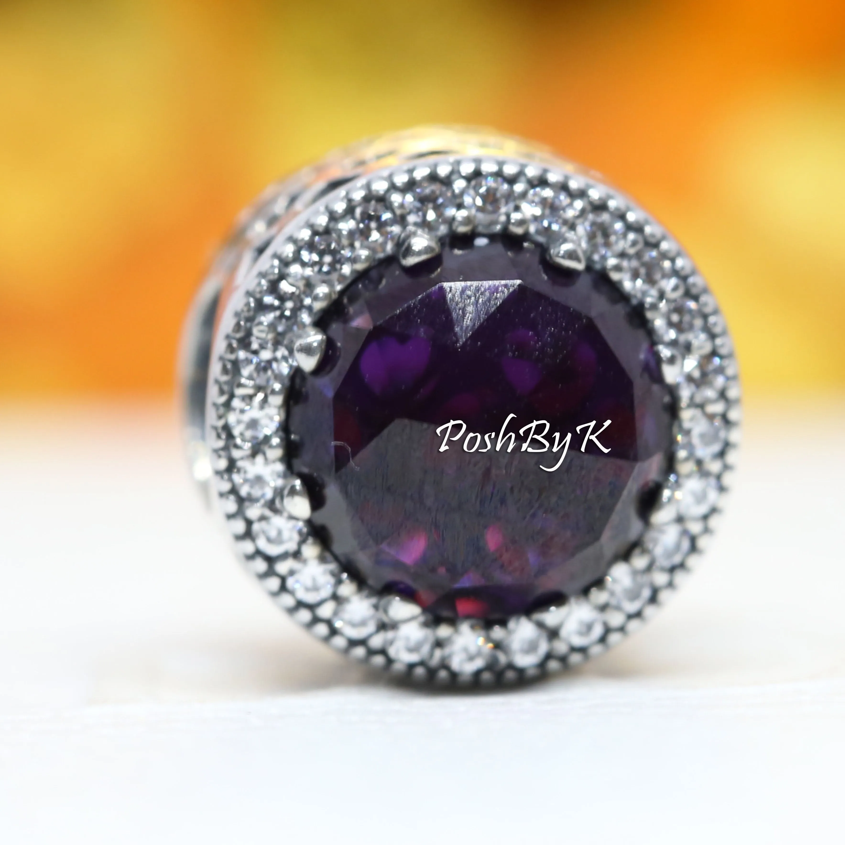 Radiant Hearts Royal Purple Charm 791725NRP