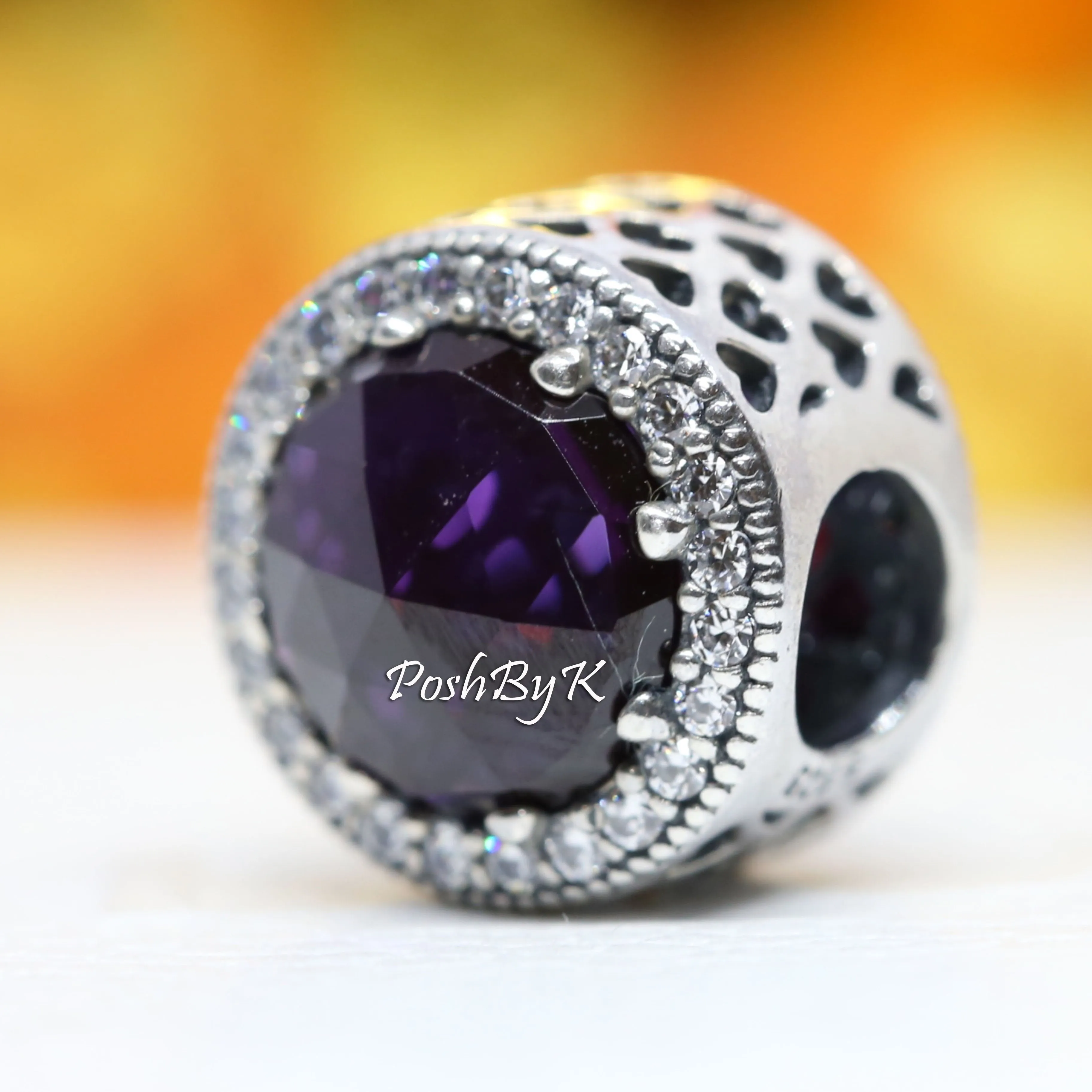 Radiant Hearts Royal Purple Charm 791725NRP