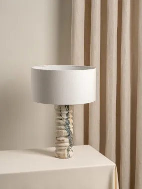 Renee - large Voila Calacatta marble table lamp