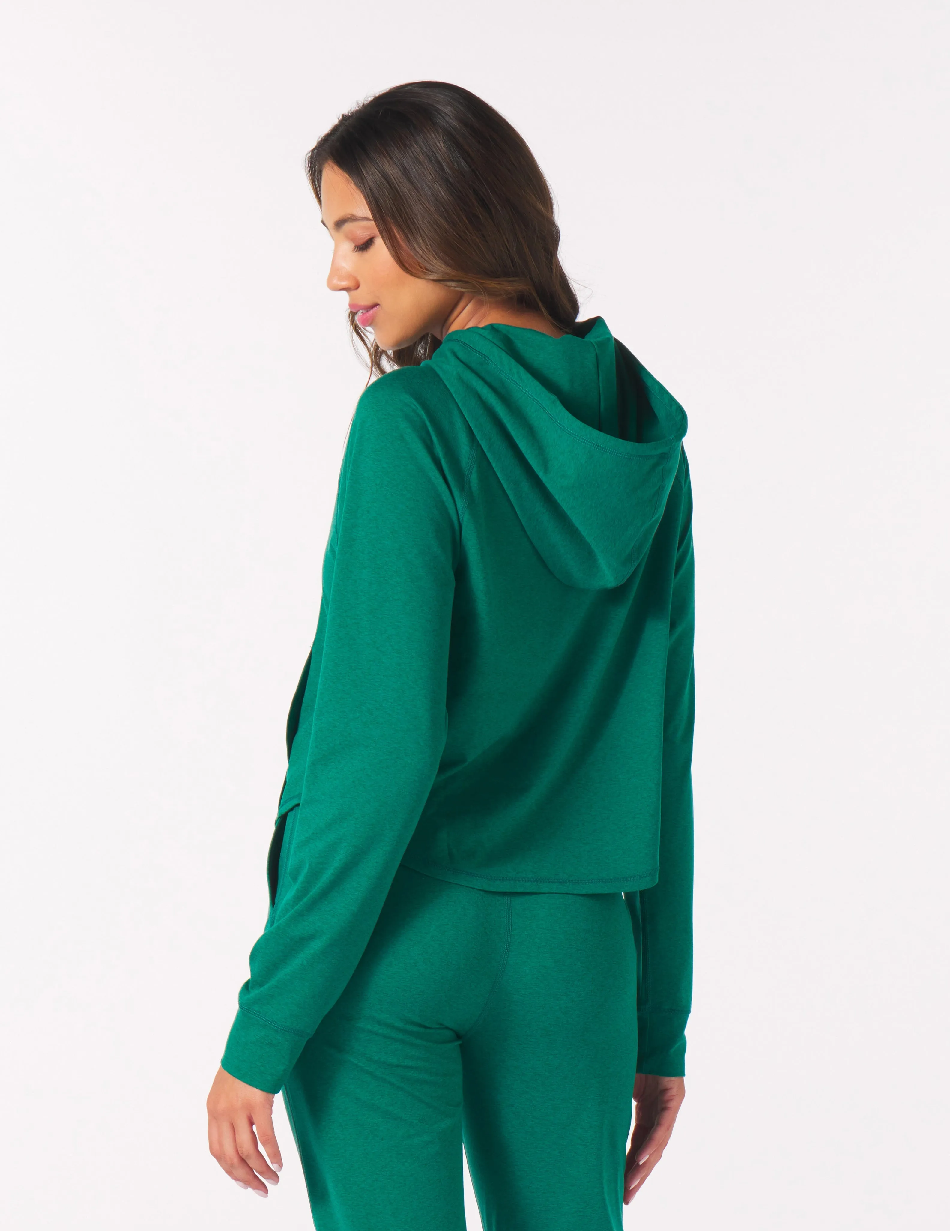 Rocky Hoodie: Emerald Marble