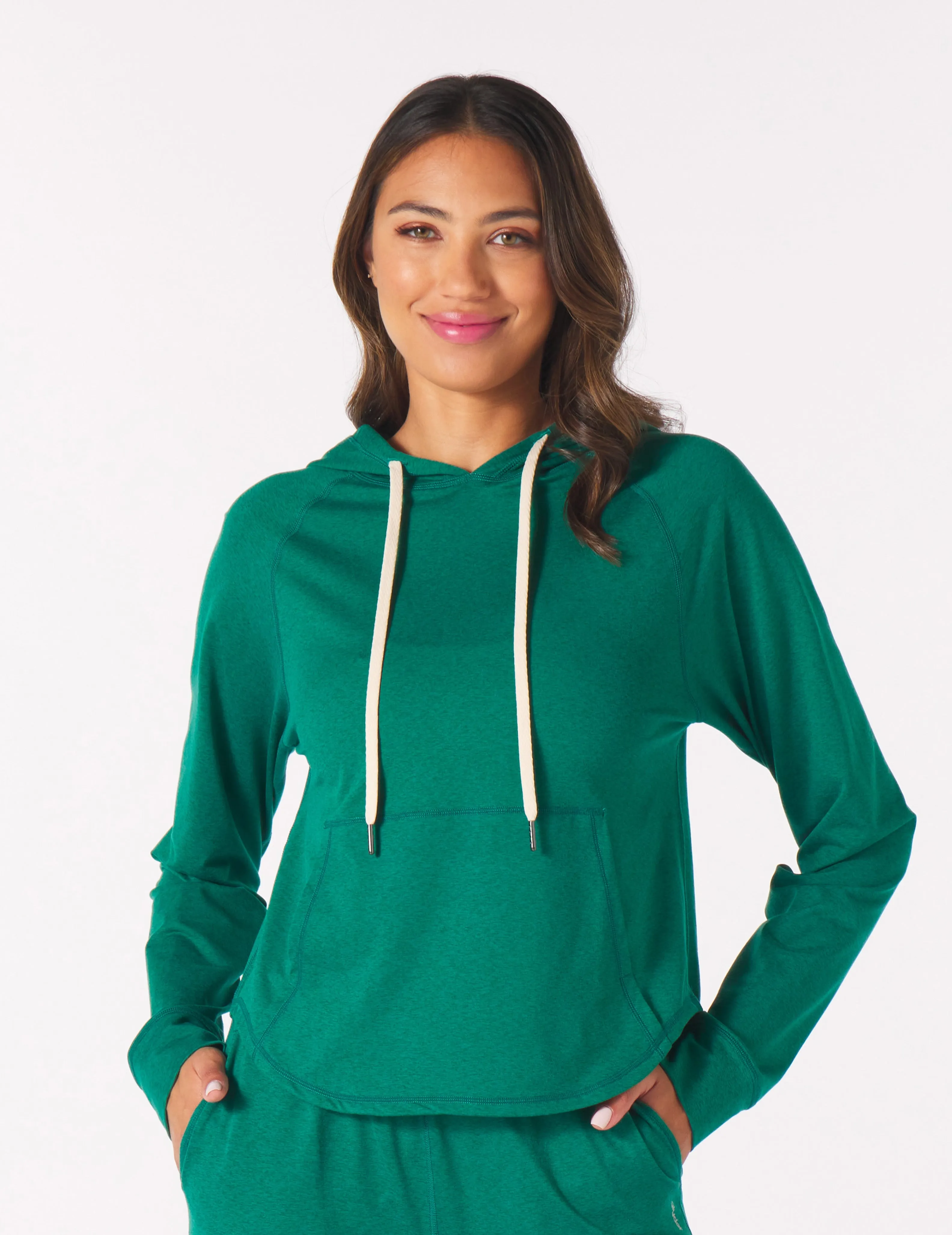 Rocky Hoodie: Emerald Marble