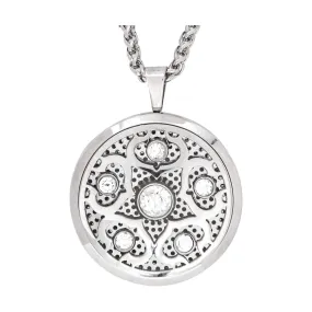 Serina & Company Crystalized Aromatherapy Locket Necklace