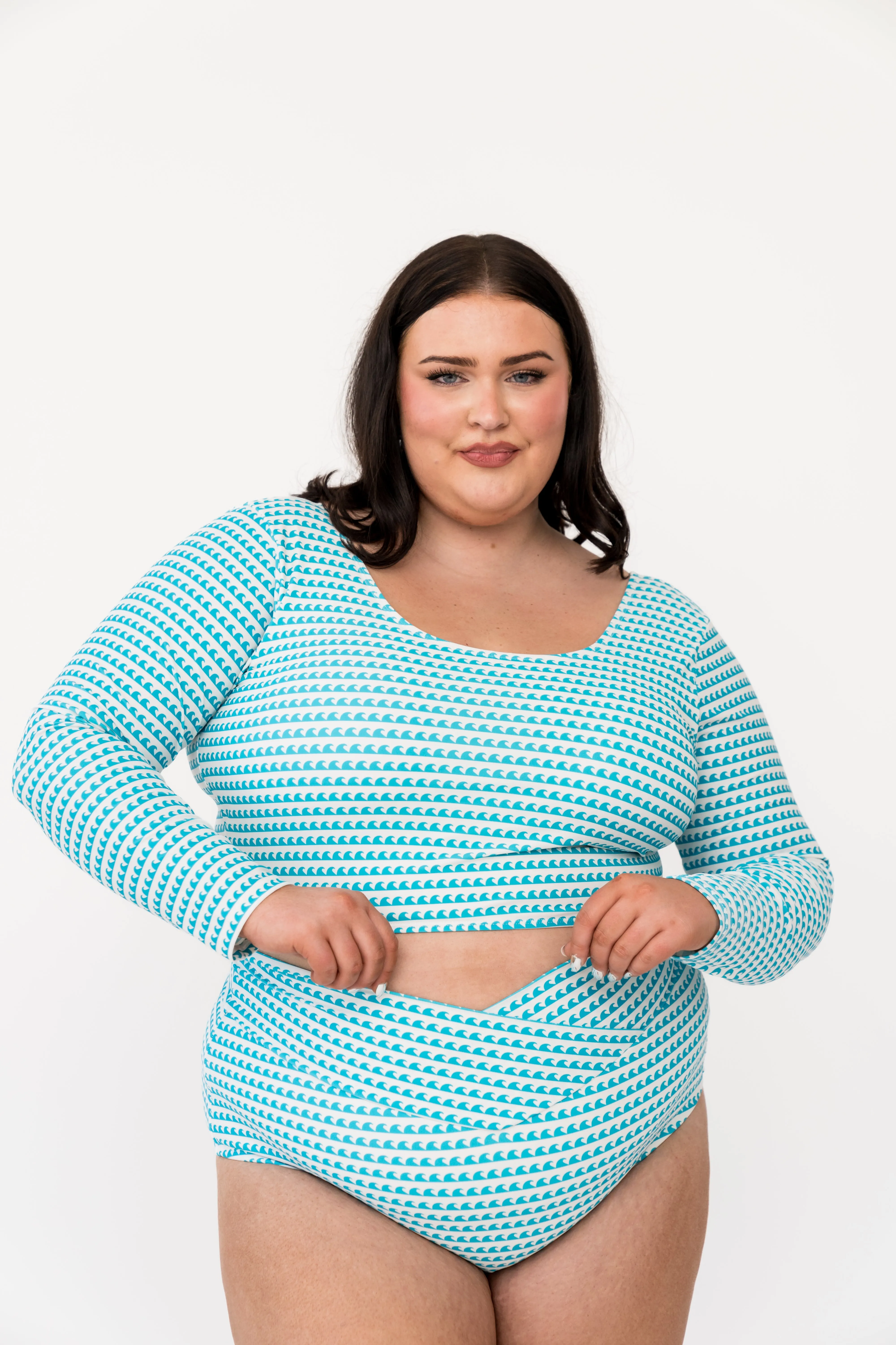 Surfer Top | Aquamarine Wave