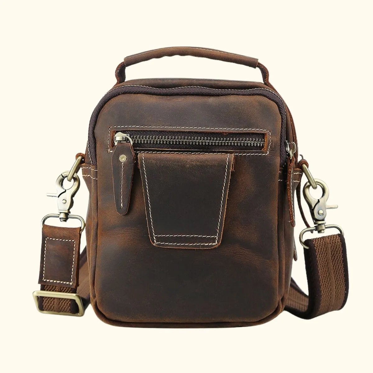 The King's Messenger - Leather Crossbody Bag