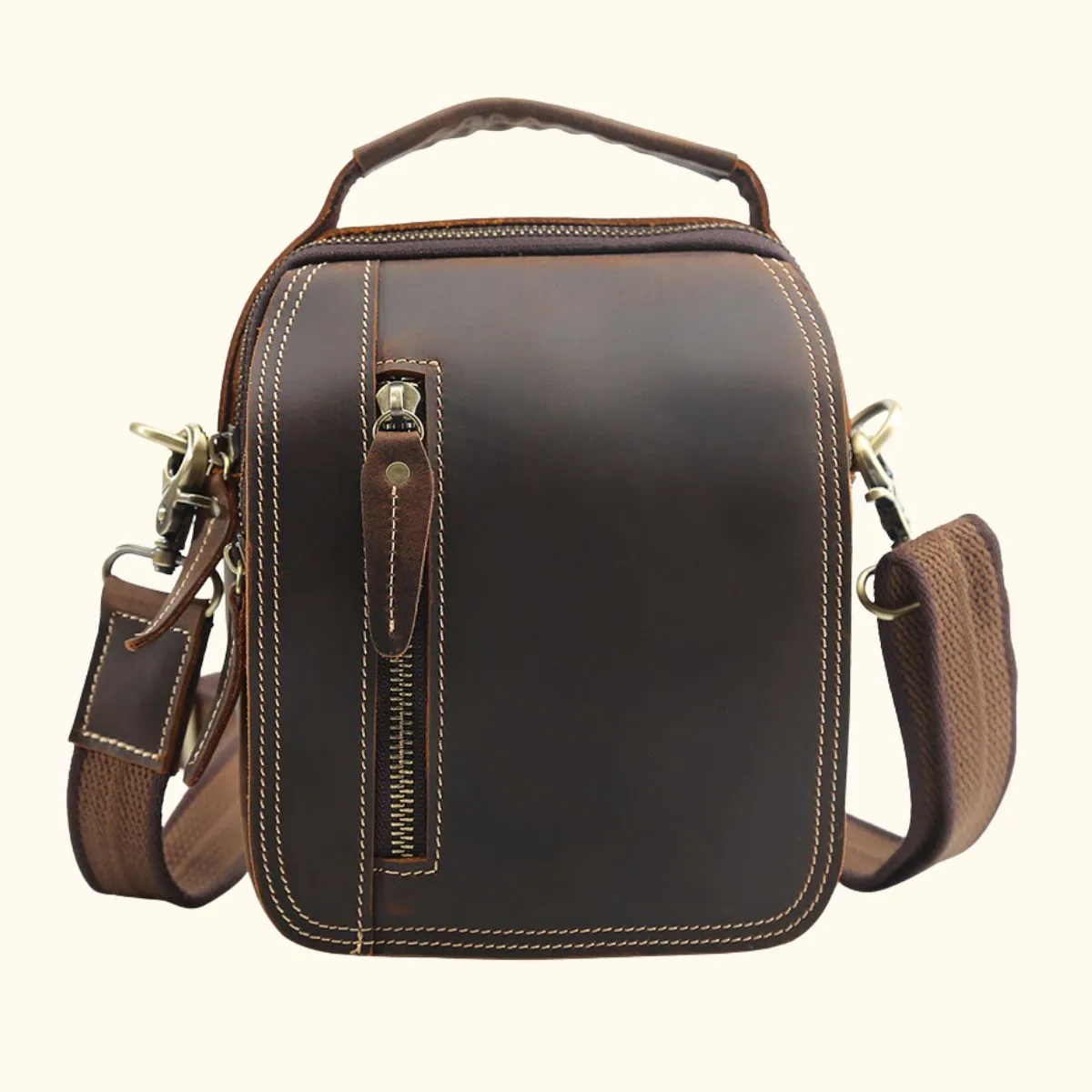 The King's Messenger - Leather Crossbody Bag