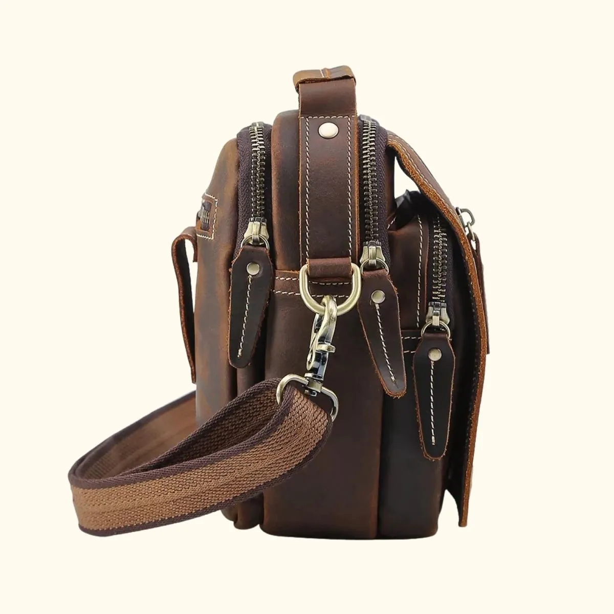 The King's Messenger - Leather Crossbody Bag