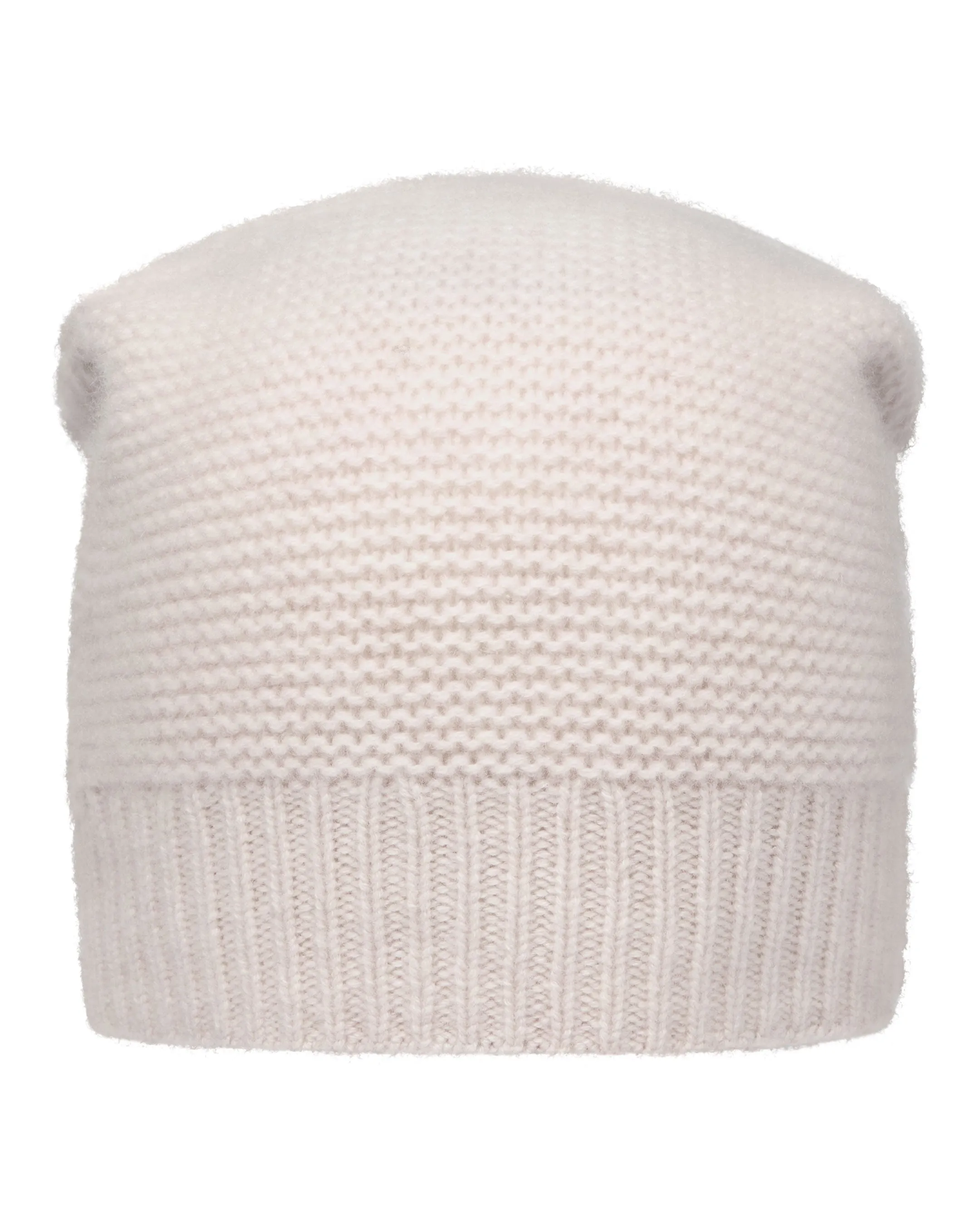 Unisex Beanie Cashmere Hat Frost White