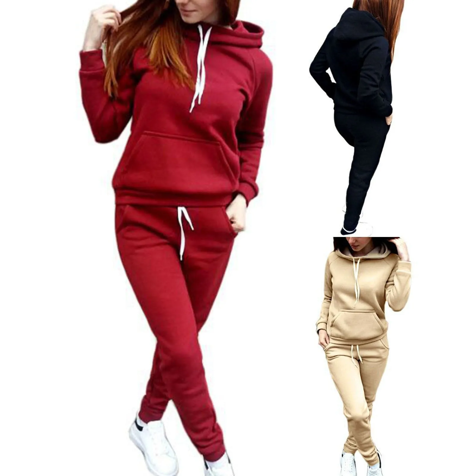 Women Pullovers Sports Tracksuit